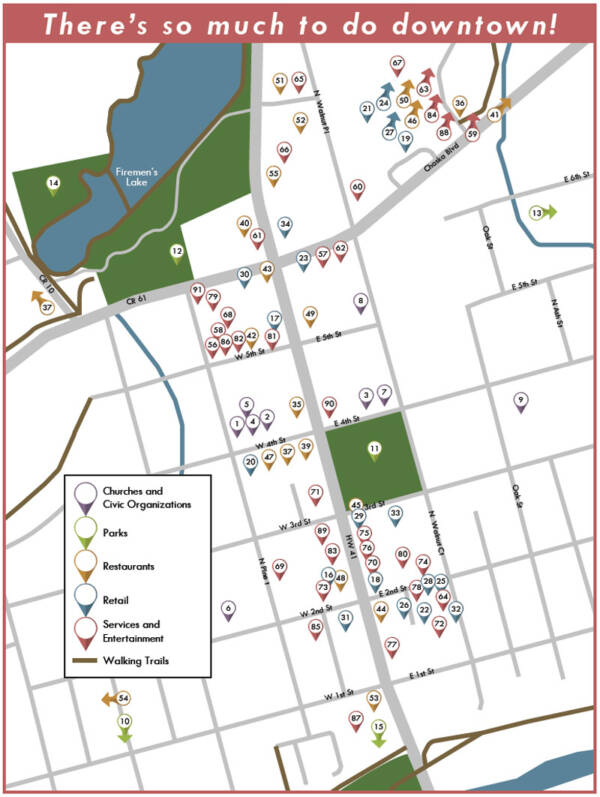 Visitors Map - Downtown Chaska